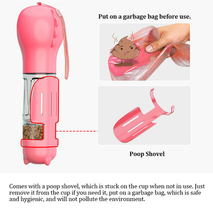 HydroPaw 4-In-1 Pet Water Bottle